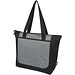 Reclaim GRS recycelte Tragetasche mit Reißverschluss 15 L, schwarz