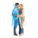 Regenponcho Standard, transparent-rot