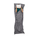Reiseschlafsack VACATION VIBES,grau, schwarz