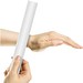 RFX™ 34 cm reflektierendes PVC Schnapparmband, weiss