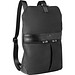 ROVER BACKPACK. Rucksack aus Mikrofaser und PU, Schwarz