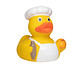Schnabels® Bade-Ente Bäcker, bunt