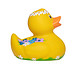 Schnabels® Bade-Ente mit Blumenkranz und Blütenzauber, bunt