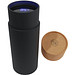 SCX.design D11 500 ml Smart Flasche  aus Bambus mit Leuchtlogo, holz