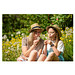 Sommerhut Kuba, natur/blau