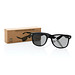 Sonnenbrille aus GRS recyceltem Kunststoff, schwarz