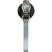 Sport-Trinkflasche HYDRO LEVEL,grau, schwarz