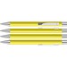 uma® Metall-Kugelschreiber Straight SI, blaue Mine, gelb