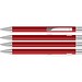 uma® Metall-Kugelschreiber Straight SI, blaue Mine, rot