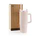 Tana Becher aus RCS recyceltem Kunststoff mit Griff 900ml, rosa