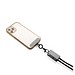 Terra 60Wduales Ladekabel aus RCS recyceltem PET mit Lanyard, grau, schwarz