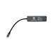 Terra Hub aus RCS recyceltem Aluminium mit HDMI-Input, grau