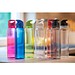 Trinkflasche Active Wave, 650 ml , RENEW, transparent-schwarz/schwarz