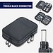 TROIKA BLACK CONNECTED Kabeltasche, schwarz