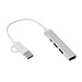 USB Hub NETWORK,silber