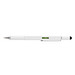 XD COLLECTION Aluminium Tool-Stift 5-in-1, blaue Mine, weiß