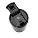 XD COLLECTION Doppelwandiger Vakuum-Becher aus RCS recyceltem SS, schwarz