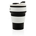 XD COLLECTION faltbarer Silikon-Becher, 350 ml, schwarz