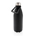 XD COLLECTION Große Vakuumflasche aus RCS recyceltem Stainless-Steel 1,5L, schwarz