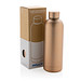 XD COLLECTION Impact Vakuumflasche aus RCS recyceltem Stainless-Steel, braun