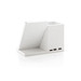 XD XCLUSIVE Ontario 10W Wireless Charger aus Bambus und RCS Kunststoff, weiß