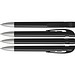 uma® Kugelschreiber YES SI inkl. Metallspitze, schwarz