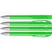 uma® Kugelschreiber YES SI transparent inkl. Metallspitze, hellgrün