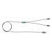 XD COLLECTION 3-in-1 umwobenes Kabel, grau