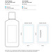 50 ml Flasche weiß - Handbalsam Ingwer - Limette - Body Label