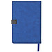 A5 Notizbuch mit Visitenkartenmappe, blau