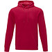 Charon Herren Kapuzenpullover, rot, S