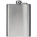 Flachmann aus Edelstahl, 237 ml, grau