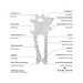 ROMINOX® Key Tool Lion (22 Funktionen) im Motiv-Mäppchen Frohe Weihnachten