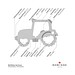 ROMINOX® Key Tool Tractor/Traktor (18 Funktionen) im Motiv-Mäppchen Osterhase