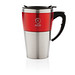 XD COLLECTION Isolierbecher Highland, 350 ml, rot/silber