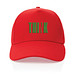 Impact 5 Panel Kappe aus 280gr rCotton mit AWARE Tracer, rot