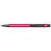 Kunststoff-Kugelschreiber "Galway" mit Clip aus Metall, blaue Mine, pink