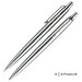 PARKER Schreibset Jotter 2-tlg, blaue Mine, Edelstahl
