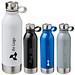 Perth Sportflasche aus Edelstahl, 740 ml, grau