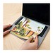 rPET GripCleaner® 4in1 Mousepad 21x15 cm , weiss / individuell