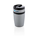 XD XCLUSIVE auslaufsicherer Vakuum-Becher Sierra, 280 ml, silber/schwarz
