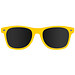 Sonnenbrille aus Kunststoff im Nerdlook, UV 400 Schutz, gelb