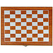 Spieleset mit Flachmann, Schach- und Kartenspiel, braun