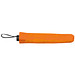 Teleskop-Taschenschirm aus Polyester mit Schutzhülle, orange
