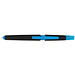 Touch-Kugelschreiber mit Textmarker, blaue Mine, hellblau