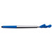 Touch-Kugelschreiber Smile-Hand, blaue Mine, Blau