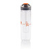 XD COLLECTION Wasserflasche mit Aromafach, 800 ml, orange