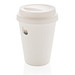 XD COLLECTION Wiederverwendbarer doppelwandiger Kaffeebecher, 300 ml, weiß