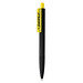 XD COLLECTION Druckkugelschreiber X3 mit Smooth-Touch, blaue Mine, gelb/schwarz