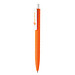 XD COLLECTION Druckkugelschreiber X3 mit Smooth-Touch, blaue Mine, orange/weiß